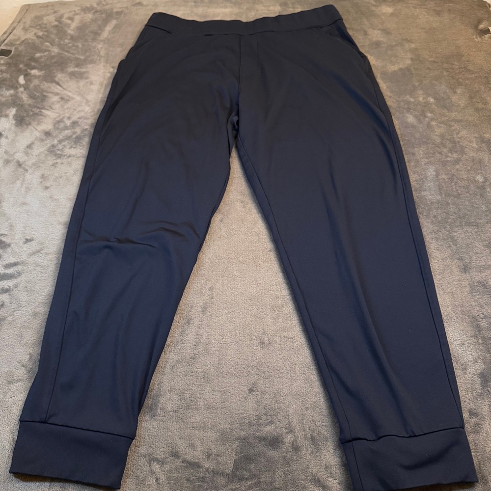 32 Degrees Heat Jogger Pants Mens Extra Large Navy Blue Stretch Activewear